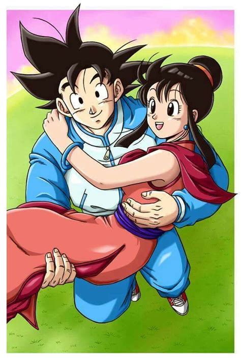 goku and chichi manga|goku girlfriend.